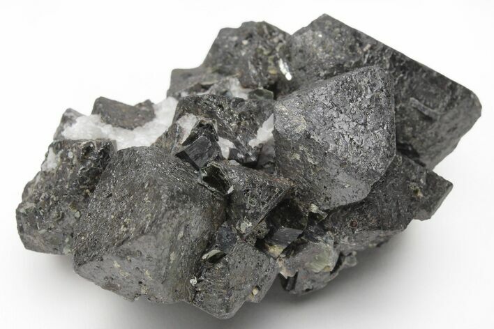 Octahedral Magnetite Crystal Cluster - Russia #209399